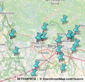 Mappa Via per Briolo, 24030 Mozzo BG, Italia (8.866)