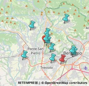 Mappa Via per Briolo, 24030 Mozzo BG, Italia (3.20455)