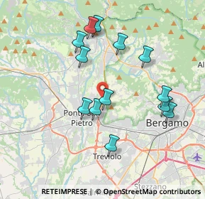 Mappa Via per Briolo, 24030 Mozzo BG, Italia (3.60308)