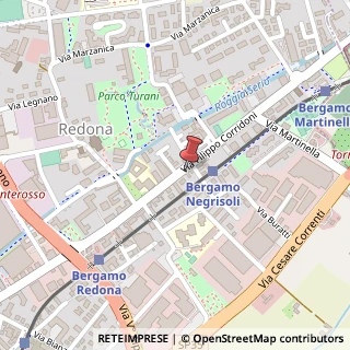 Mappa Via Filippo Corridoni, 79/A, 24124 Bergamo, Bergamo (Lombardia)