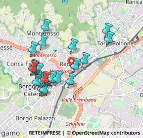 Mappa P.za Don Sergio Colombo, 24124 Bergamo BG, Italia (0.9005)