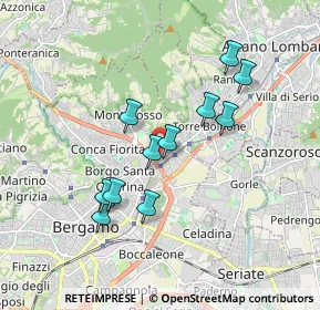 Mappa P.za Don Sergio Colombo, 24124 Bergamo BG, Italia (1.56727)