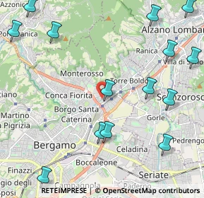 Mappa P.za Don Sergio Colombo, 24124 Bergamo BG, Italia (2.85)