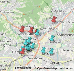 Mappa P.za Don Sergio Colombo, 24124 Bergamo BG, Italia (1.75625)