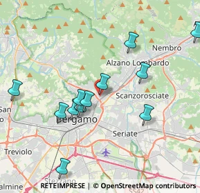 Mappa P.za Don Sergio Colombo, 24124 Bergamo BG, Italia (3.9025)