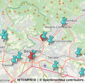 Mappa P.za Don Sergio Colombo, 24124 Bergamo BG, Italia (5.48846)