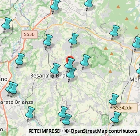Mappa Via 24 Maggio, 23876 Monticello Brianza LC, Italia (5.4035)