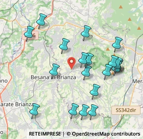 Mappa Via 24 Maggio, 23876 Monticello Brianza LC, Italia (4.124)