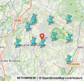 Mappa Via 24 Maggio, 23876 Monticello Brianza LC, Italia (3.68)