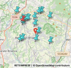 Mappa Via 24 Maggio, 23876 Monticello Brianza LC, Italia (3.48375)