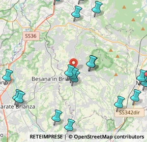 Mappa Via 24 Maggio, 23876 Monticello Brianza LC, Italia (5.543)