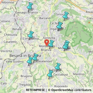 Mappa Via 24 Maggio, 23876 Monticello Brianza LC, Italia (2.11)