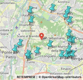 Mappa Unnamed Road, 24030 Bergamo BG, Italia (2.522)