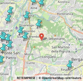 Mappa Unnamed Road, 24030 Bergamo BG, Italia (3.406)