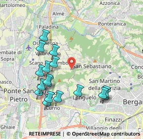Mappa Unnamed Road, 24030 Bergamo BG, Italia (2.00647)