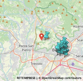 Mappa Unnamed Road, 24030 Bergamo BG, Italia (3.96583)