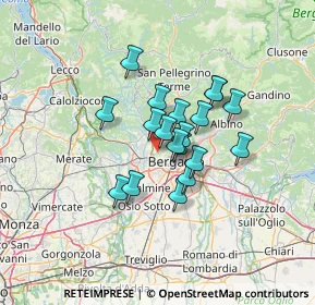 Mappa Unnamed Road, 24030 Bergamo BG, Italia (9.17632)