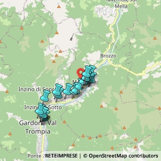 Mappa Via O. Moretti, 25060 Marcheno BS, Italia (1.564)