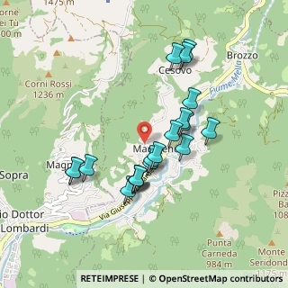Mappa Via O. Moretti, 25060 Marcheno BS, Italia (0.8115)