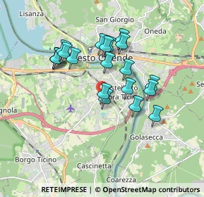 Mappa Via Caduti Libertà, 28053 Castelletto sopra Ticino NO, Italia (1.5545)