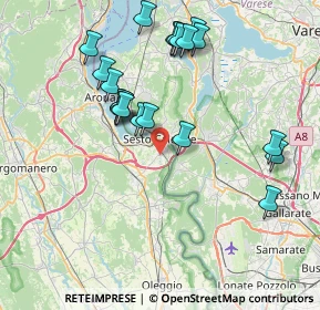 Mappa Via Caduti Libertà, 28053 Castelletto sopra Ticino NO, Italia (7.855)