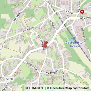Mappa Via Caduti Libertà, 134, 28053 Castelletto sopra Ticino, Novara (Piemonte)