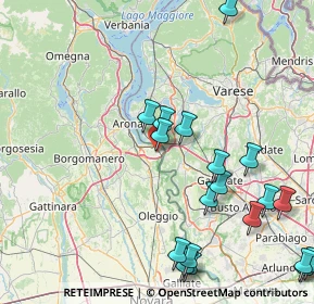 Mappa Via Caduti Libertà, 28053 Castelletto sopra Ticino NO, Italia (20.75737)