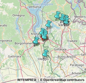 Mappa Via Caduti Libertà, 28053 Castelletto sopra Ticino NO, Italia (11.00929)