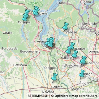 Mappa Via Caduti Libertà, 28053 Castelletto sopra Ticino NO, Italia (15.83842)