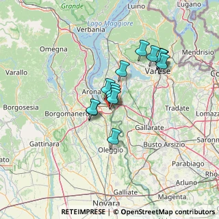 Mappa Via Caduti Libertà, 28053 Castelletto sopra Ticino NO, Italia (11.00929)