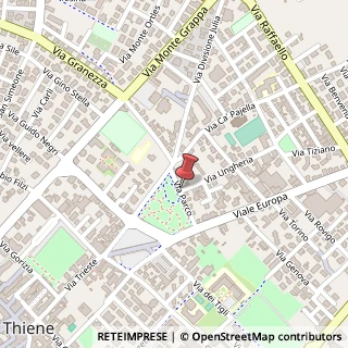Mappa Via del Parco, 11, 36016 Thiene, Vicenza (Veneto)