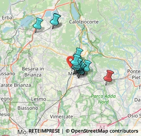 Mappa Via Pianezzo, 23887 Olgiate Molgora LC, Italia (4.18357)