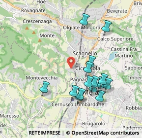 Mappa Via Pianezzo, 23887 Olgiate Molgora LC, Italia (1.862)