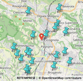 Mappa Via Pianezzo, 23887 Olgiate Molgora LC, Italia (2.39842)