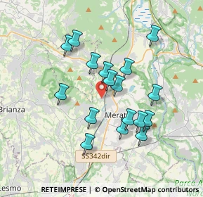 Mappa Via Pianezzo, 23887 Olgiate Molgora LC, Italia (3.16706)