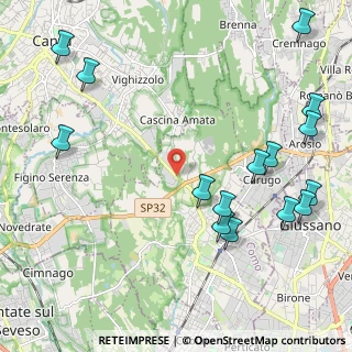 Mappa Via Como, 22063 Mariano Comense CO, Italia (2.72)