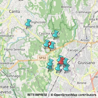 Mappa Via Como, 22063 Mariano Comense CO, Italia (1.64182)