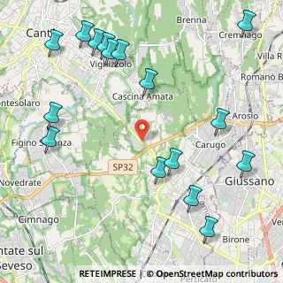 Mappa Via Como, 22063 Mariano Comense CO, Italia (2.71438)