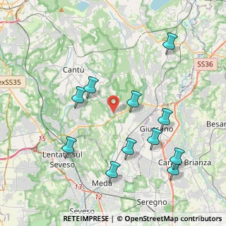 Mappa Via Como, 22063 Mariano Comense CO, Italia (4.29727)
