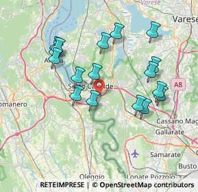 Mappa Via Belfanti, 28053 Castelletto sopra Ticino NO, Italia (7.24471)