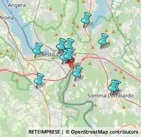 Mappa Via Belfanti, 28053 Castelletto sopra Ticino NO, Italia (3.04583)