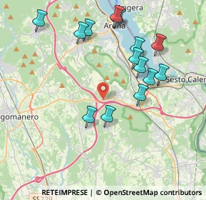 Mappa Via Comignago, 28013 Gattico NO, Italia (4.05286)