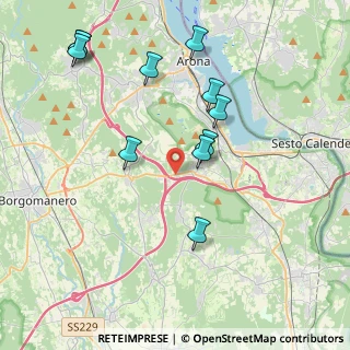 Mappa Via Comignago, 28013 Gattico NO, Italia (4.27091)
