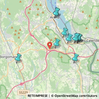 Mappa Via Comignago, 28013 Gattico NO, Italia (4.37455)