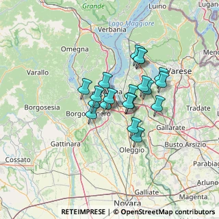 Mappa Via Comignago, 28013 Gattico NO, Italia (9.6155)