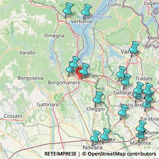 Mappa Via Comignago, 28013 Gattico NO, Italia (22.95263)