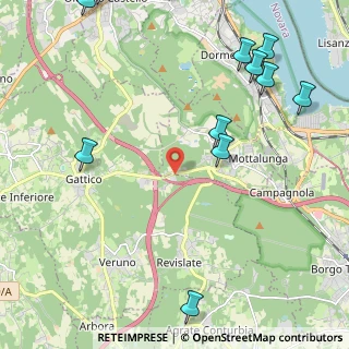 Mappa Via Comignago, 28013 Gattico NO, Italia (3.27786)