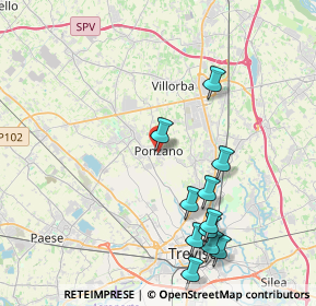 Mappa Via Chiesa di Ponzano, 31050 Ponzano Veneto TV, Italia (4.41182)