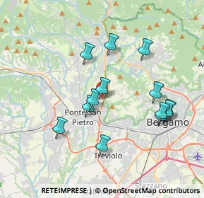 Mappa Via Lombardia, 24030 Mozzo BG, Italia (3.54)
