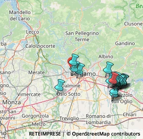 Mappa Via Lombardia, 24030 Mozzo BG, Italia (17.664)